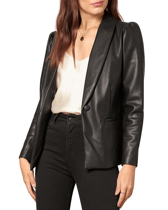 Cupcakes and cashmere leather jacket top