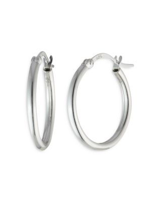 Hoop Earrings in Sterling Silver