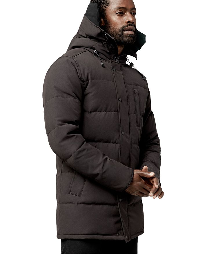 Canada Goose Carson Quilted Hooded Parka In Graphite