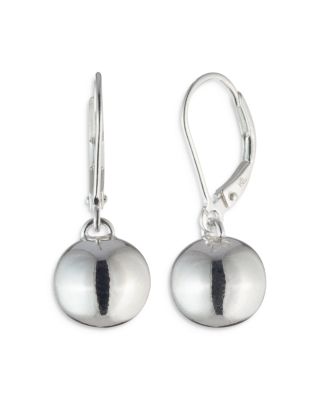 Bead Drop Earrings in Sterling Silver