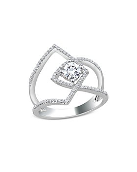 Bloomingdale's - Diamond Crossover Ring in 14K White Gold, 0.75 ct. t.w. -100% Exclusive