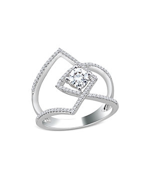 Bloomingdale's Diamond Crossover Ring in 14K White Gold, 0.75 ct. t.w. -100% Exclusive