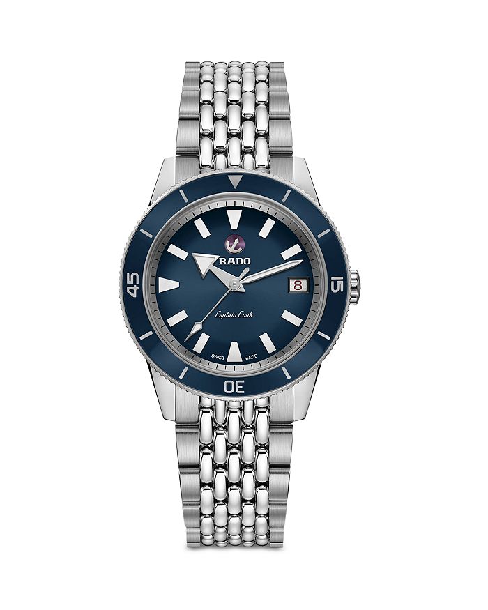 RADO HyperChrome Captain Cook Watch, 37mm | Bloomingdale's
