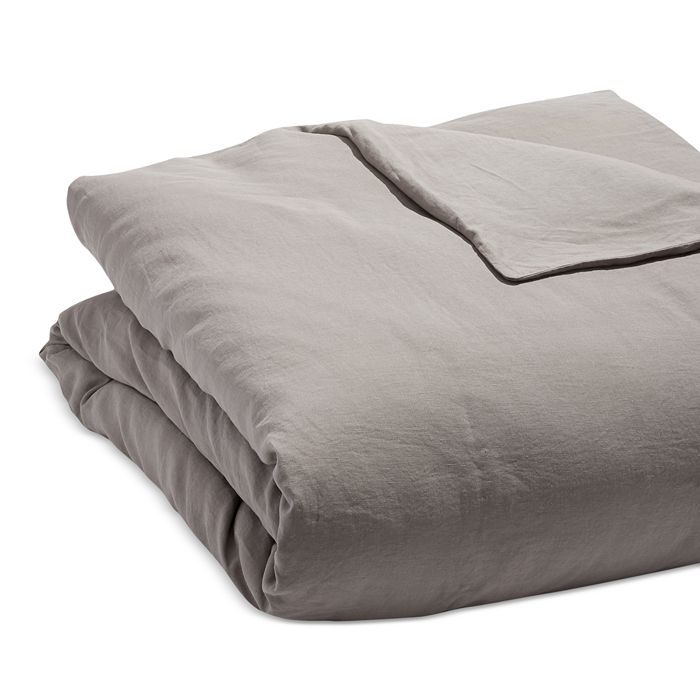 Shop Society Limonta Rem Linen Duvet Cover, Queen In Fumo