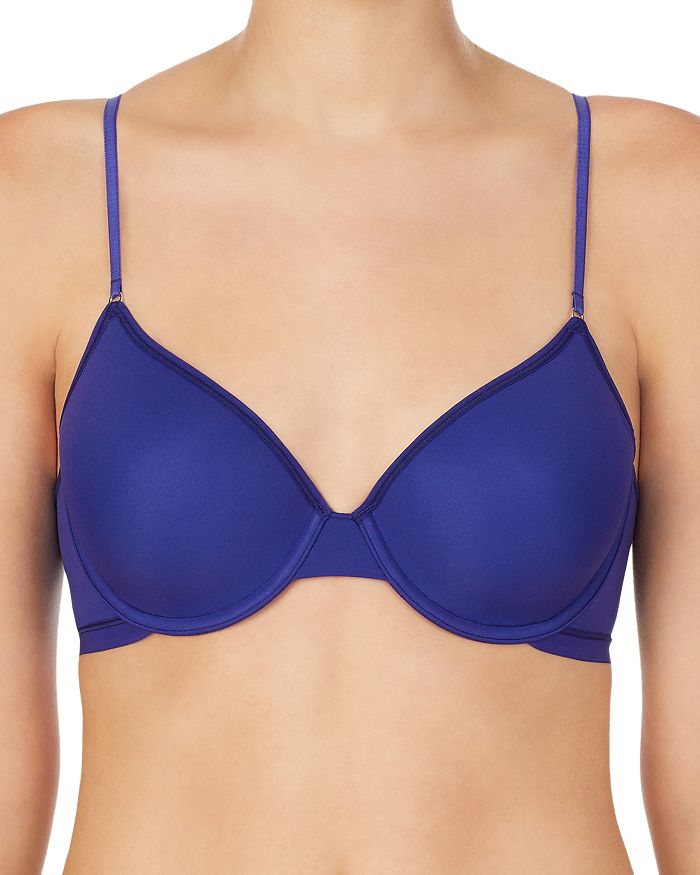 On Gossamer Next To Nothing Micro T-shirt Underwire Bra In Spectrum Blue