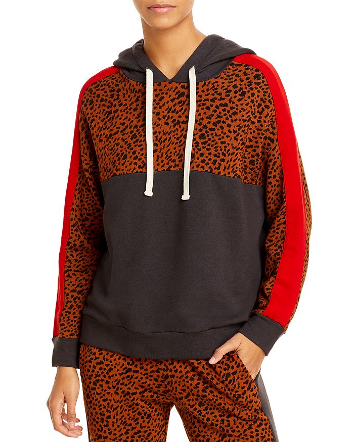 Monrow colorblock sales sweatshirt