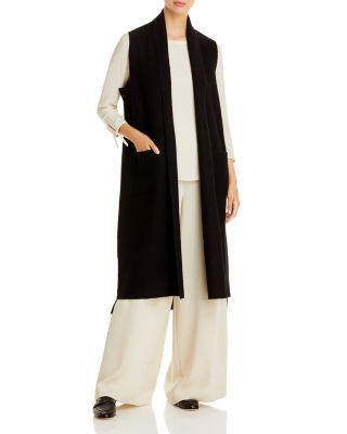 Eileen Fisher Long Vest Bloomingdale s