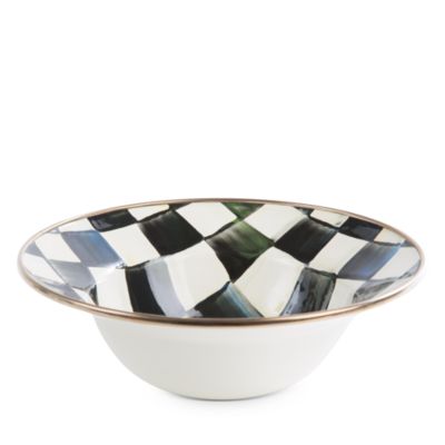 Mackenzie-Childs - Courtly Check Enamel Breakfast Bowl