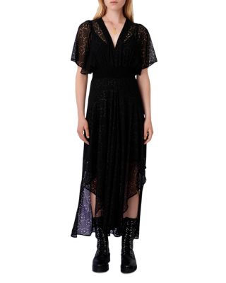 Maje - Rachellim Eyelet Maxi Dress