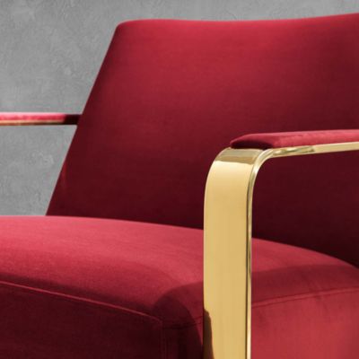  Seg Performance Velvet Accent Chair