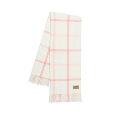 Lands Downunder - Plaid Cotton Blend Throw