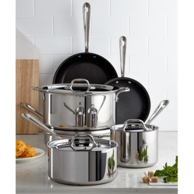 This All-Clad 10-piece cookware set is $100 off at Macy's