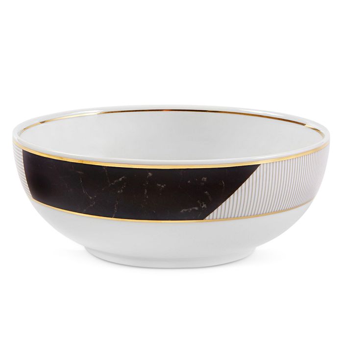 Shop Vista Alegre Carrara Cereal Bowl In Black/white