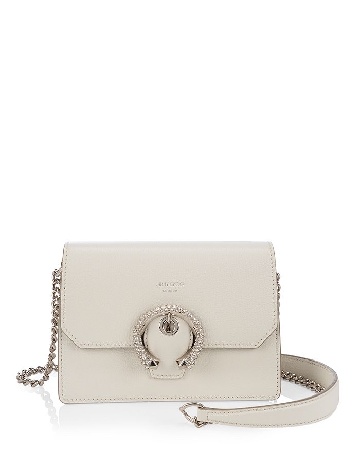 Jimmy Choo Madeline Small Leather Crossbody | Bloomingdale's