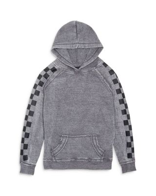 checkered sleeve hoodie
