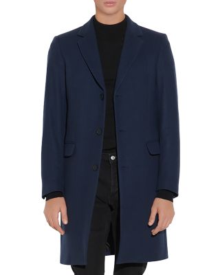 Sandro Overcoat Petro Blue outlet