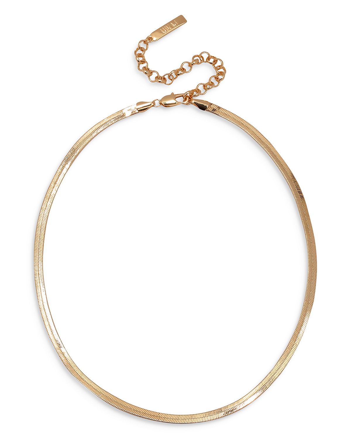 Photo 1 of Barcelona Gold Tone Collar Necklace, 14.5"