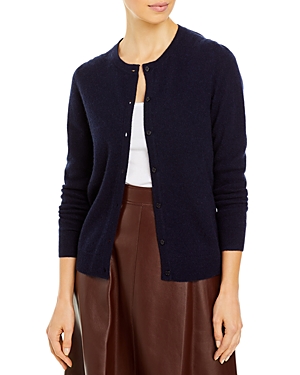 C by Bloomingdale's Crewneck Cashmere Cardigan - 100% Exclusive