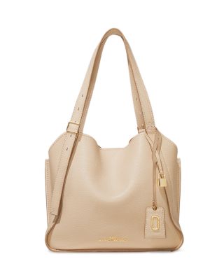 Snapshot of Marc Jacobs - Dark and light taupe colored bag made of leather  with shoulder strap for women