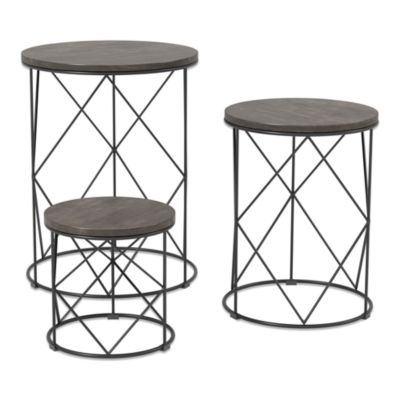 Furniture of America Bailer Nesting Tables, Set of 3