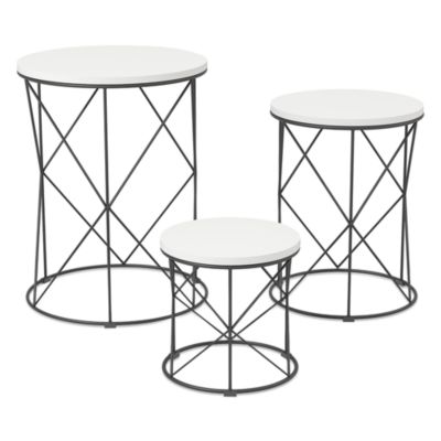 Furniture of America Bailer Nesting Tables, Set of 3
