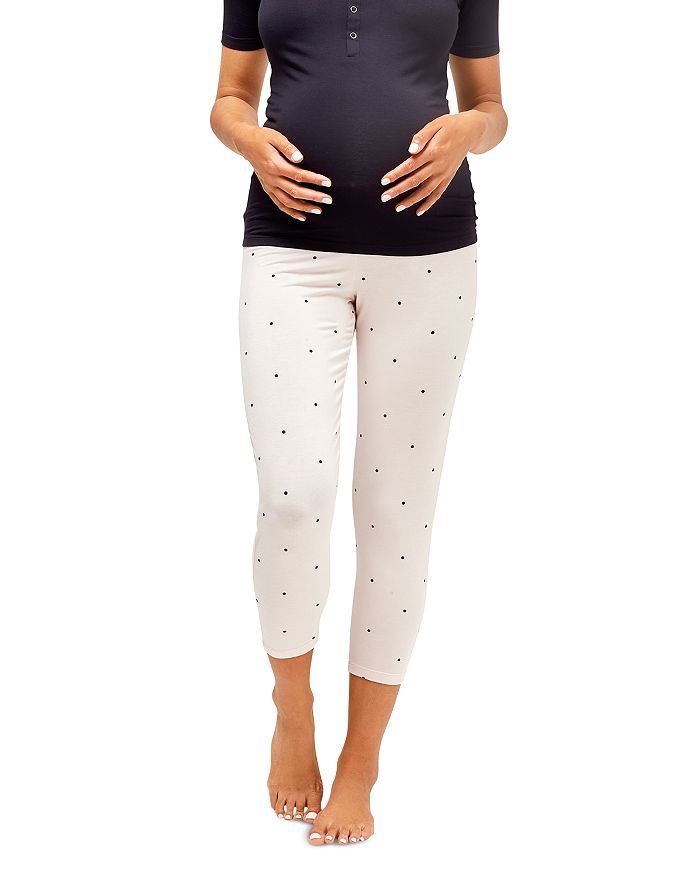 Shop Nom Maternity Max Maternity Pajama/lounge Pants In Dots