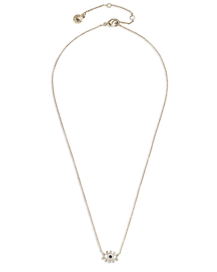 BAUBLEBAR Delicate Evil Eye Necklace, 16