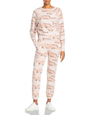 monrow leopard sweatshirt