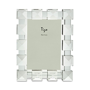Tizo Crystal Glass Diamond Picture Frame, 4 x 6