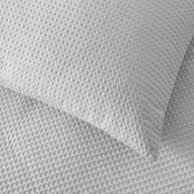 Waffle Pique Duvet Cover Set, Queen