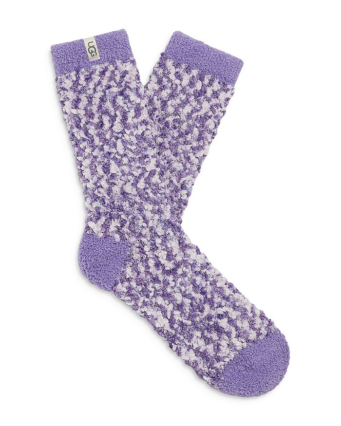 Ugg Australia Cozy Chenille Socks In Lilac Frost