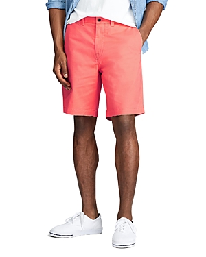 Polo Ralph Lauren 9.5-inch Stretch Cotton Classic Fit Chino Shorts In Racing Red