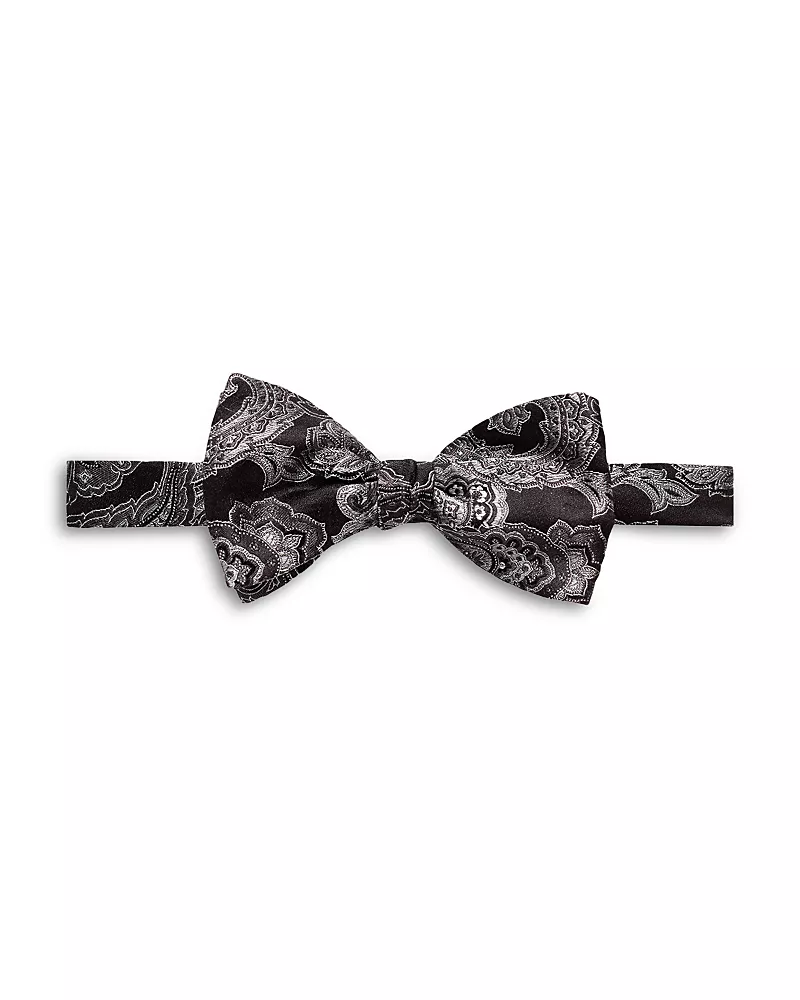 Eton Paisley Silk Pre-Tied Bow Tie