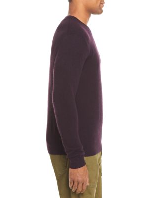 Raisin Cashmere Crewneck Sweater - Exclusive