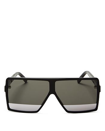 Saint Laurent - Women's SL 183 Betty Small Shield Sunglasses, 63mm