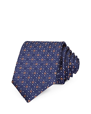 The Men's Store at Bloomingdale's Medallion Dot Neat Silk Classic Tie - 100% Exclusive