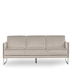 Giuseppe Nicoletti Coco Velvet Sofa In Dubai Beige - Titanium