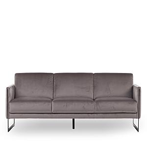 Giuseppe Nicoletti Coco Velvet Sofa In Dubai Grigio - Titanium