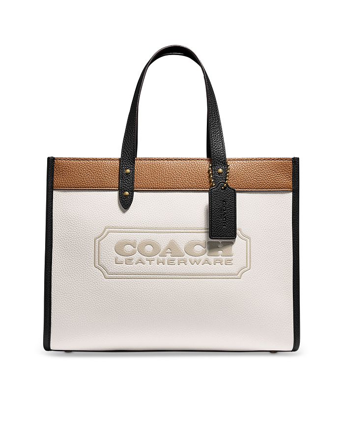 COACH - Field Small Color Blocked Leather Tote