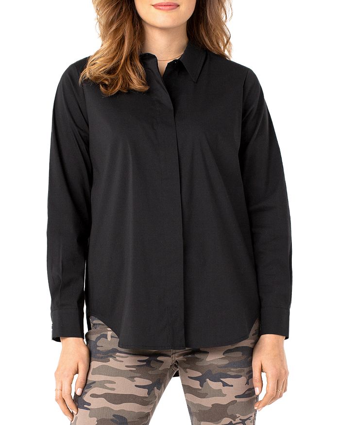 Liverpool Los Angeles Button Front Shirt | Bloomingdale's