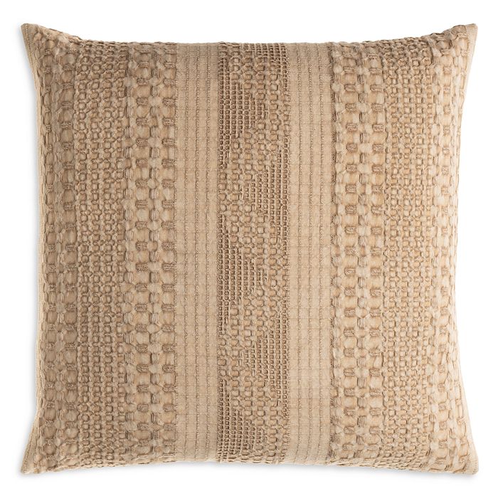 Surya Washed Waffle Decorative Pillow, 20 X 20 In Natural