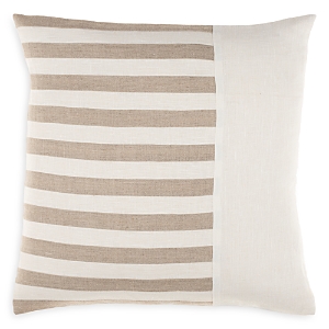 Surya Roxbury Stripe Decorative Pillow, 20 X 20 In Cream