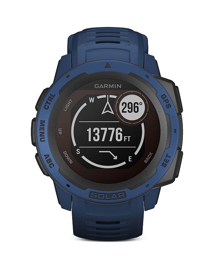 Garmin Instinct Solar Smart Watch, 45mm In Tidal Blue