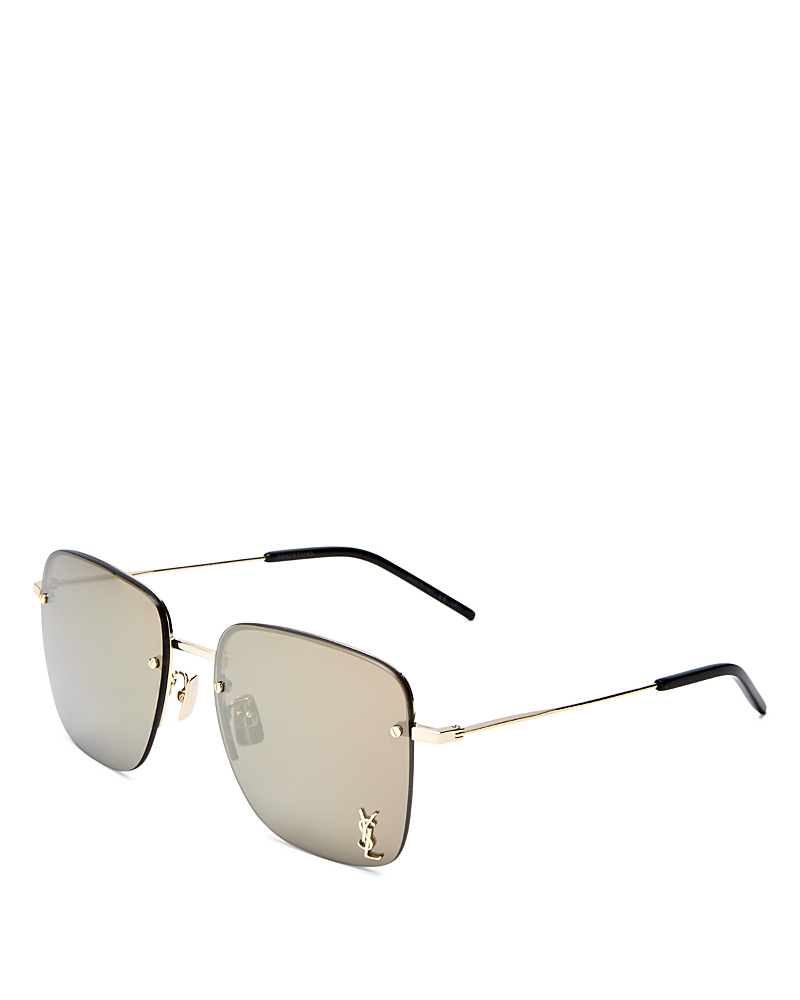 Saint Laurent Square Sunglasses, 58mm · OS