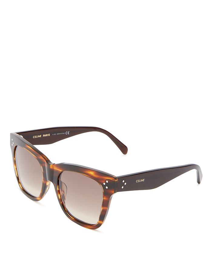 Céline unisex square cheap 52mm sunglasses