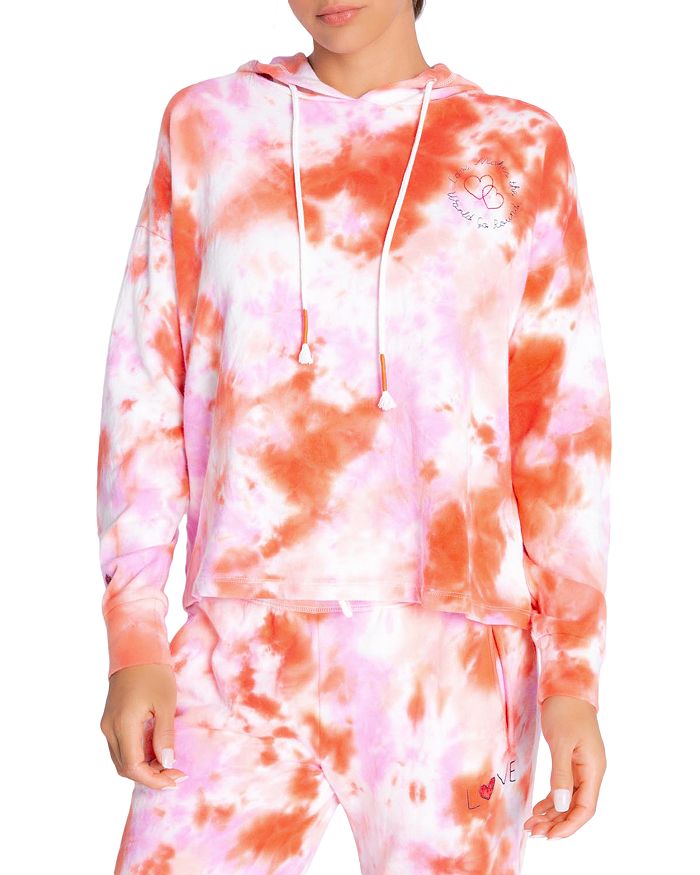 PJ Salvage Tie Dye Embroidered Hoodie Bloomingdale s