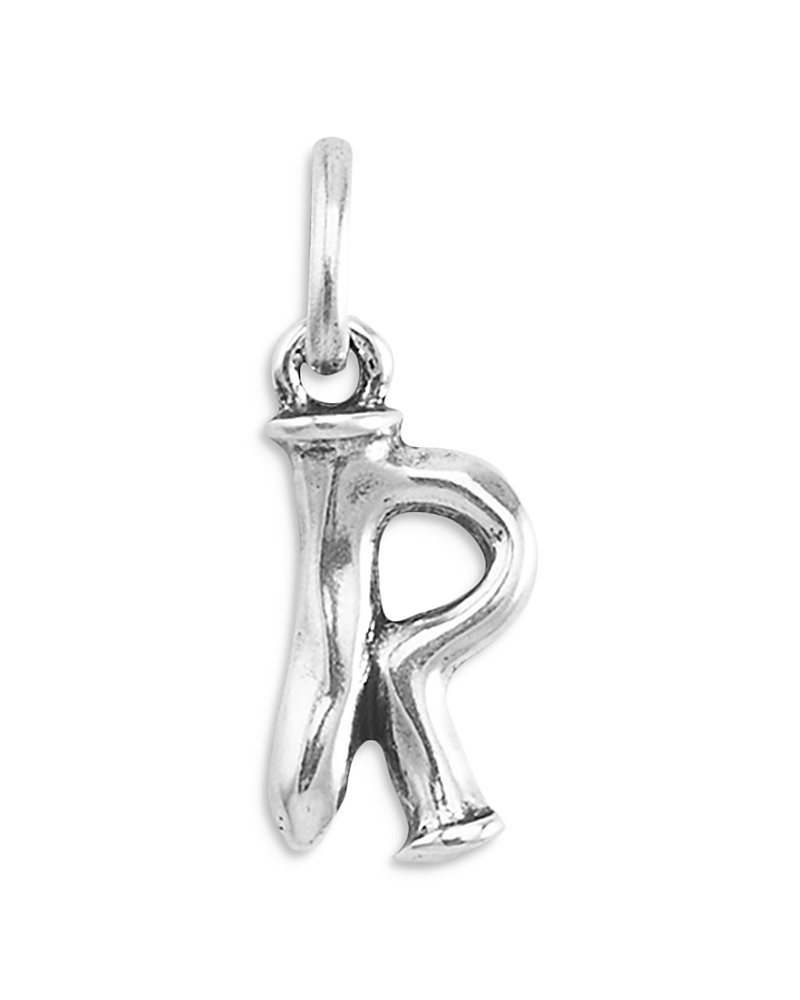 Unode50 Sterling Silver-Plated Letter Charm · OS