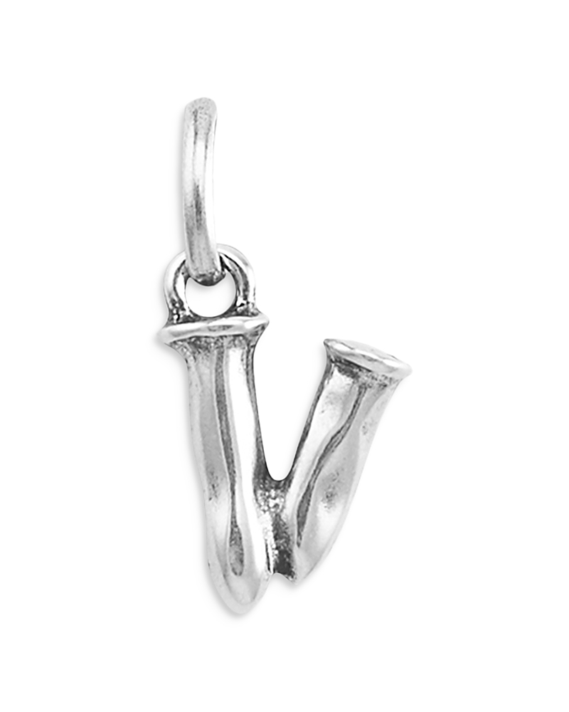Unode50 Sterling Silver-Plated Letter Charm · OS