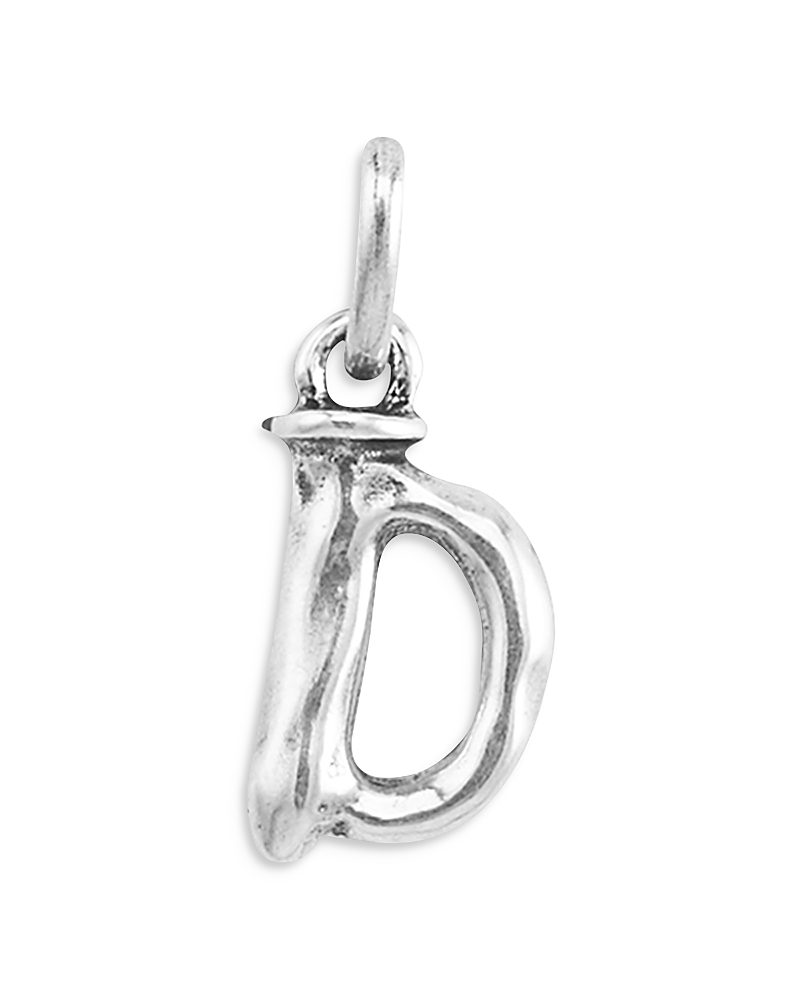 Unode50 Sterling Silver-Plated Letter Charm