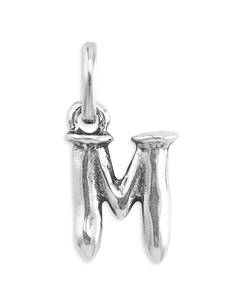 Unode50 Sterling Silver-Plated Letter Charm · OS